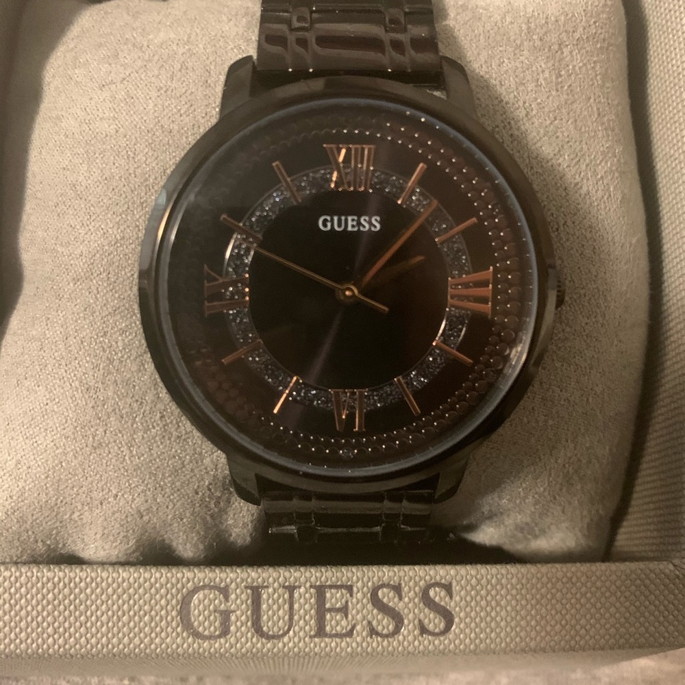 Black with Rose Gold Watch